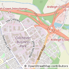 Map of Colchester, Essex