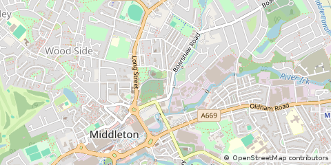 Map of Manchester