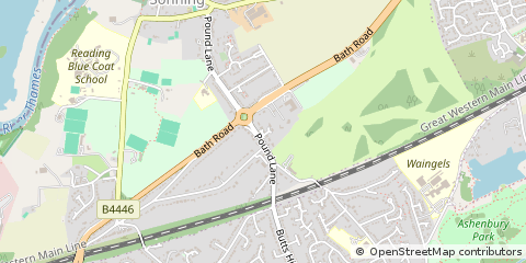 Map of Reading