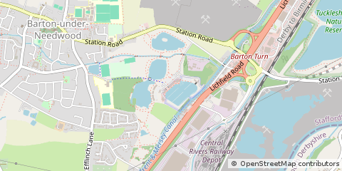 Map of Burton-on-Trent