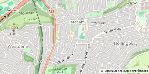Map of Brighton
