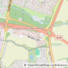 Map of Newcastle Upon Tyne, Tyne and Wear