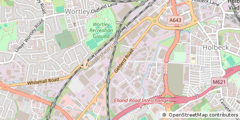 Map of Leeds