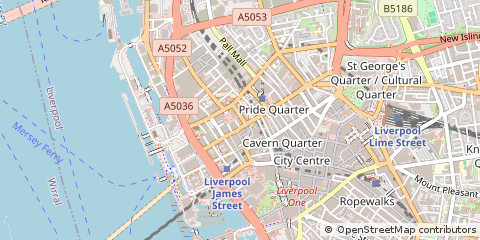 Map of Liverpool