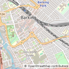 Map of Barking, Essex