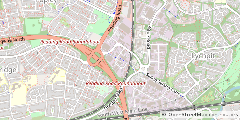 Map of Basingstoke