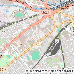 Map of Manchester, Lancashire