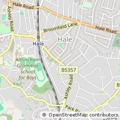 Map of Altrincham, Cheshire