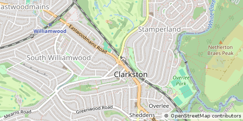 Map of Glasgow