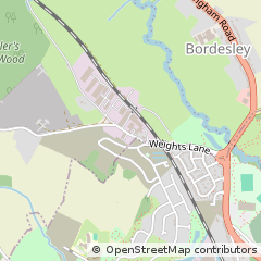 Map of Redditch, Worcestershire