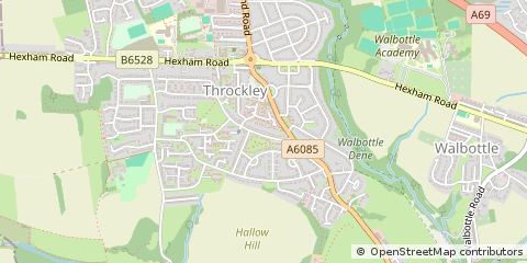Map of Newcastle Upon Tyne
