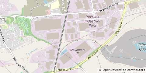 Map of Coalville, Leicestershire