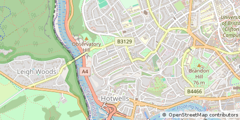 Map of Bristol, Avon