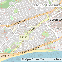 Map of Swansea