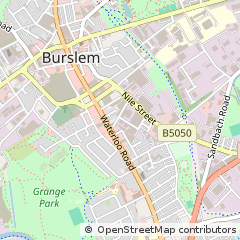 Map of Stoke-on-Trent, Staffordshire