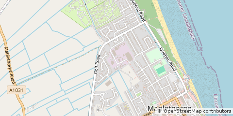Map of Mablethorpe, Lincolnshire