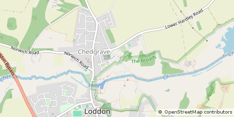 Map of Loddon, Norfolk