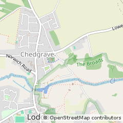 Map of Loddon, Norfolk