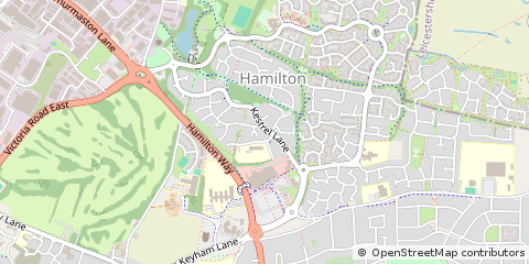 Map of Leicester