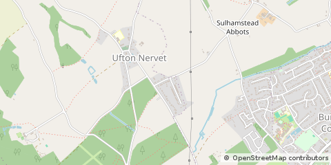 Map of Sulhamstead, Berkshire