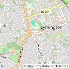 Map of Lymington, Hampshire