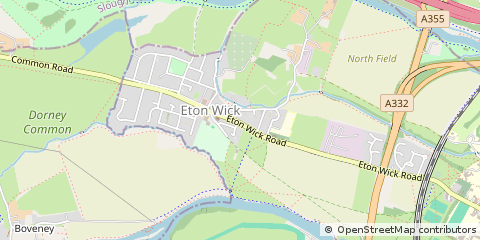 Map of Windsor, Berkshire
