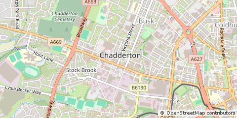 Map of Oldham