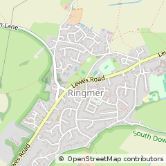 Map of Ringmer, East Sussex