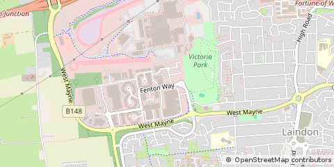 Map of Laindon, Essex