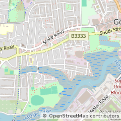 Map of Gosport, Hampshire