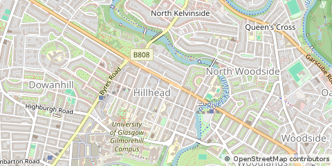 Map of Glasgow
