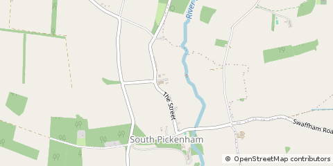 Map of Swaffham, Norfolk