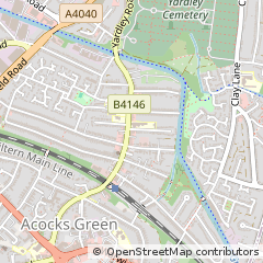 Map of Birmingham, Staffordshire