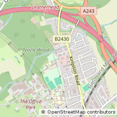 Map of Leatherhead