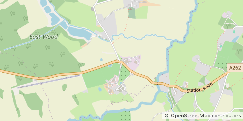 Map of Cranbrook, Kent