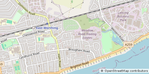 Map of West Sussex
