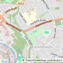 Map of Dewsbury, East Sussex