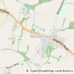 Map of Henfield, West Sussex