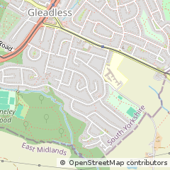 Map of Sheffield