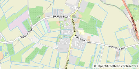 Map of Wisbech, Cambridgeshire