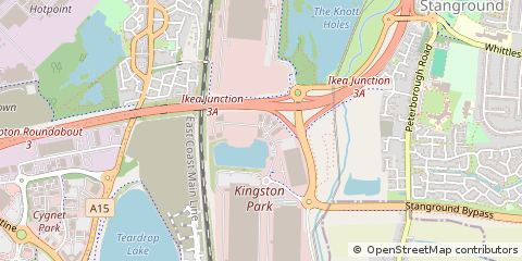 Map of Peterborough, Cambridgeshire