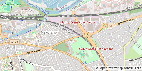 Map of Reading