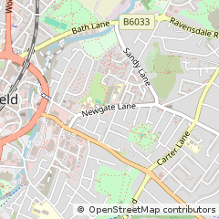 Map of Nottinghamshire