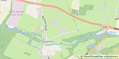 Map of Poole, Dorset
