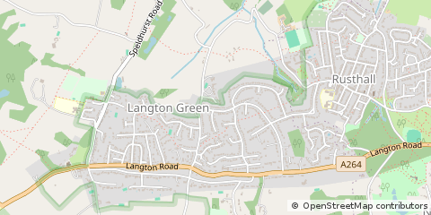 Map of Tunbridge Wells