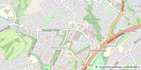 Map of Cardiff