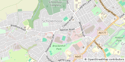 Map of Bradford