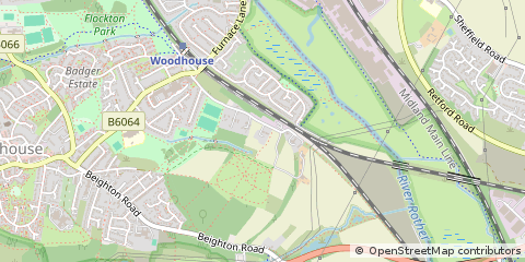 Map of Sheffield