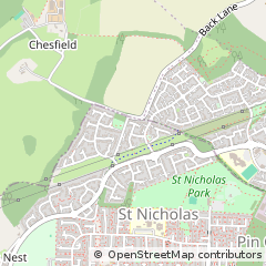 Map of Stevenage