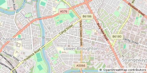 Map of Salford